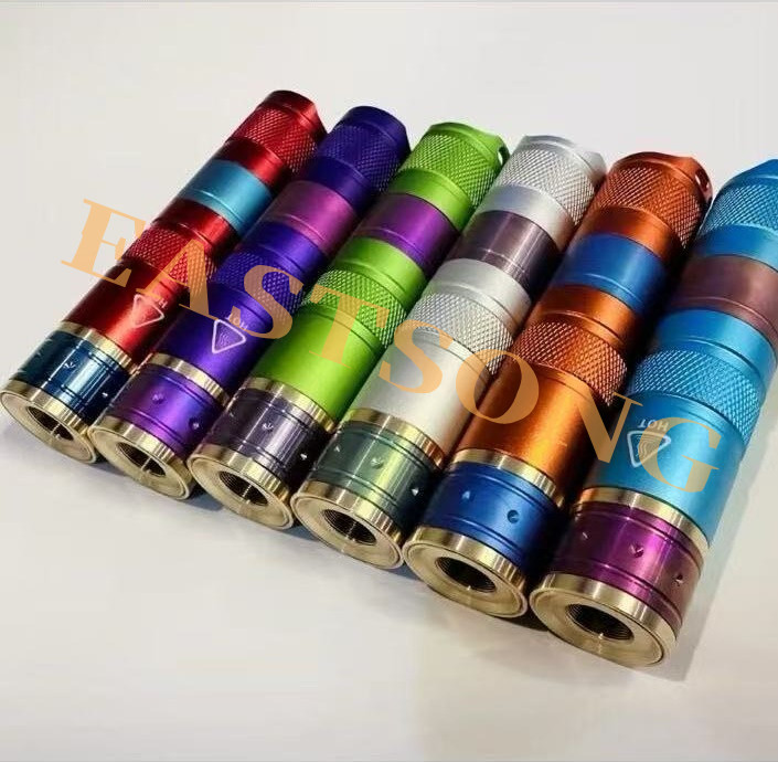 Outdoor Tools Titanium Alloy Laser Cannon 455NM Blue Lazer 6W Deluxe Edition Ignition Toy